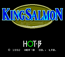 King Salmon title screen for Sega Mega Drive